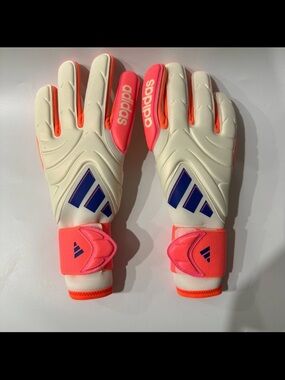 Adidas Copa GL Pro Goalkeeper Gloves White Orange JN5336 Soccer Men’s Size 7